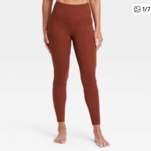 All in Motion Women's High-Rise Rust Leggings